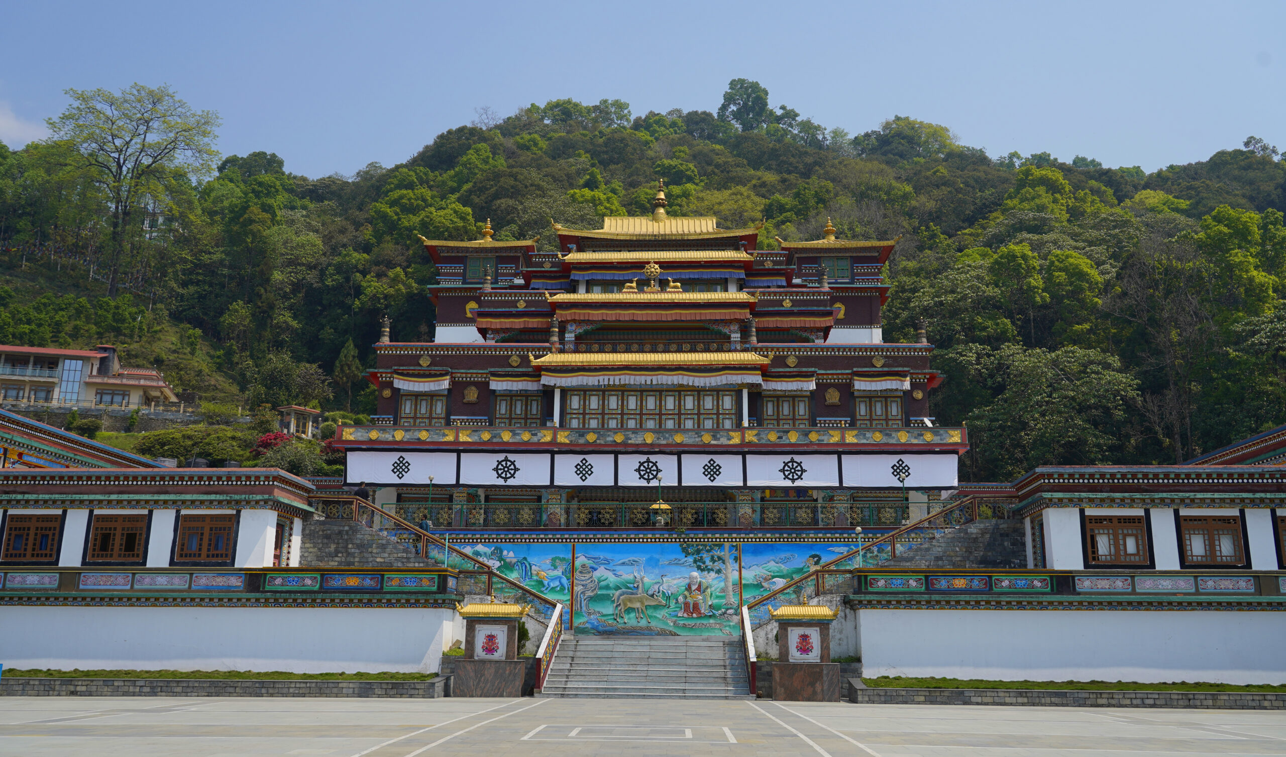 lingdum zurmang kharwang gonpa or ranka monastery, east sikkim. 30